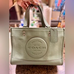 Mint/Sage green medium tote bag. Gently used and in great condition.